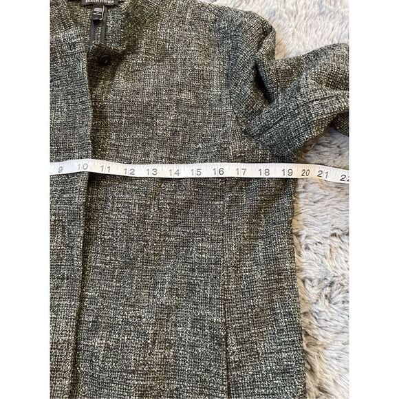 Eileen fisher cotton grey jacket size small - Picture 4 of 7